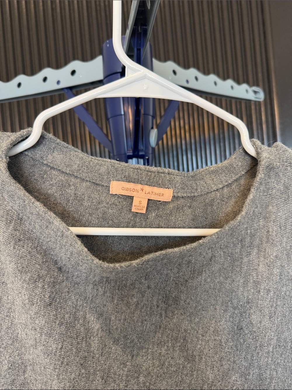 Gibson Latimer  Light Gray poncho Sweater. Super cute and classy on